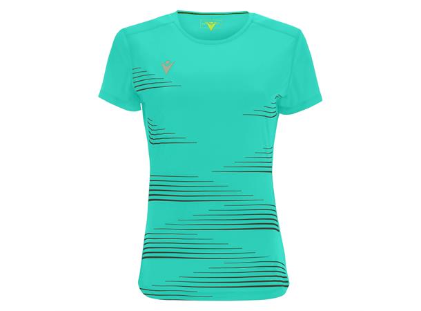 Irma Shirt Dame TRQ/BLK L Teknisk løpe t-skjorte til dame 