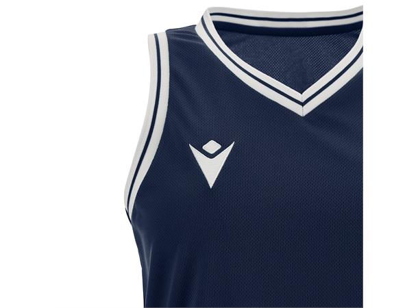 Tellurium Eco W Basket Shirt NAV/WHT XS Teknisk basketdrakt i Eco tekstil 