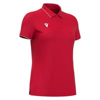Melody polo RED/WHT XXS Poloskjorte - Dame