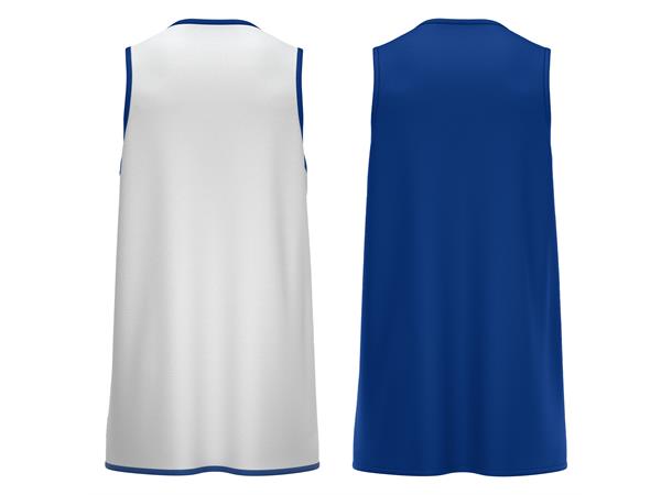 X500 Basket Shirt ROY/WHT 3XL Vendbar teknisk basketdrakt - Unisex 