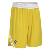 Kansas Basket Eco Shorts YEL/WHT XL Teknisk basketshorts - Unisex