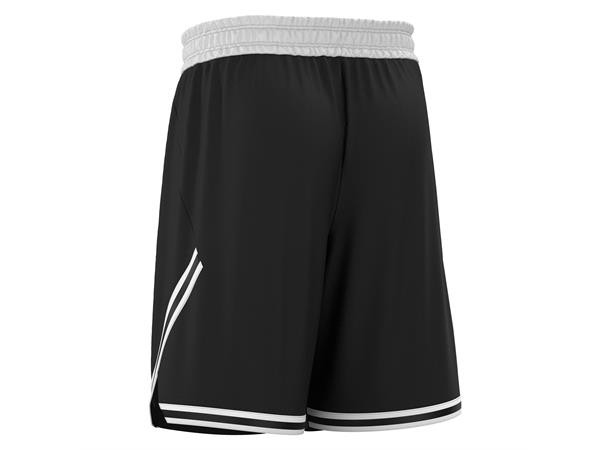 Kansas Basket Eco Shorts BLK/WHT 3XL Teknisk basketshorts - Unisex 