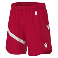 Shen Eco Match Day Shorts RED/WHT M Teknisk shorts i ECO-tekstil - Unisex