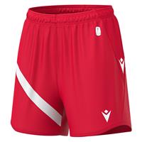 BANSHEE ECO shorts W RED/WHT XXL Teknisk kamp og treningsshorts - Dame