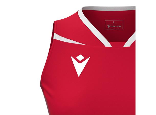 Lily Eco Sleeveless Shirt RED/WHT 3XS Teknisk kamp og treningsdrakt - Dame 