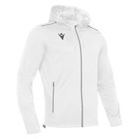 Freyr Hoody Full Zip Top WHT L Overtrekksjakke - Unisex