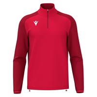 Isen Training 1/4 Zip Top RED XXL Teknisk treningsgenser - Unisex