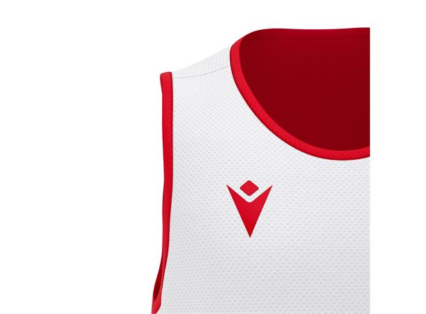 X500 Basket Shirt RED/WHT 3XL Vendbar teknisk basketdrakt - Unisex 