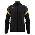 ODIN full zip top BLK/YEL L Jakke med kontrastdetaljer